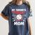 Mother's Day Baseball Mom Women's Comfort Colors T-Shirt Moss