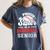 Proud Sister Of A Baseball Senior Class Of 2026 Graduation Women's Comfort Colors T-Shirt Moss