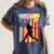 Retro Baseball Drip Boys Ice Cream Patriotic American Flag Women's Comfort Colors T-Shirt Moss