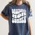 Retro Baseball Mom Summer Groovy Appreciation Premium Women's Comfort Colors T-Shirt Moss