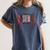 Retro Checkered Tired But Caffeinated Baseball Mom Leopard Women's Comfort Colors T-Shirt Moss