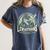 Safety Harbor Leviathans Retro Baseball Monster Women's Comfort Colors T-Shirt Moss