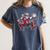 Santa Playing Baseball Catcher Merry Christmas Sport Player Women's Comfort Colors T-Shirt Moss