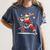 Santa Playing Baseball Christmas Candy Cane Fun Xmas Holiday Women's Comfort Colors T-Shirt Moss Santa Playing Baseball Christmas Candy Cane Fun Xmas Holiday Women's Comfort Colors T-Shirt Moss