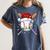 Santa Sports Christmas Baseball Player Women's Comfort Colors T-Shirt Moss Santa Sports Christmas Baseball Player Women's Comfort Colors T-Shirt Moss