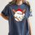 Santa Sports For Men Boys Christmas Baseball Player Women's Comfort Colors T-Shirt Moss