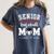 Senior Baseball Mom 2024 Senior Mom Class Of 2024 Baseball Women's Comfort Colors T-Shirt Moss