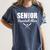 Senior Baseball Mom 2024 Team Parent Helper Class Of 2024 Women's Comfort Colors T-Shirt Moss