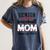 Senior Baseball Mom Class Of 2024 High School College Sports Women's Comfort Colors T-Shirt Moss