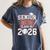 Senior Mom Class Of 2026 Graduate Baseball 2026 Graduation Women's Comfort Colors T-Shirt Moss