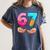 Six Seven 6-7 Baseball Ice Cream Drip 67 Meme Hands Women's Comfort Colors T-Shirt Moss Six Seven 6-7 Baseball Ice Cream Drip 67 Meme Hands Women's Comfort Colors T-Shirt Moss