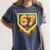 Six Seven 67 Meme Gen Alpha Slang Baseball 101 Women's Comfort Colors T-Shirt Moss Six Seven 67 Meme Gen Alpha Slang Baseball 101 Women's Comfort Colors T-Shirt Moss