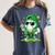 St Patrick Day Baseball Drip Ice Cream Men Boys Kids Women's Comfort Colors T-Shirt Moss