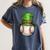 St Patricks Day Baseball Player Leprechaun Hat Men Boys Kids Women's Comfort Colors T-Shirt Moss