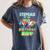 Stepdad Of The Birthday Boy Baseball Football Colorful Women's Comfort Colors T-Shirt Moss Stepdad Of The Birthday Boy Baseball Football Colorful Women's Comfort Colors T-Shirt Moss