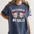 Stop Staring At My Balls Comedy Christmas Baseball Women's Comfort Colors T-Shirt Moss