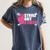 Strike Out Cancer Breast Cancer Awareness Baseball Warrior Women's Comfort Colors T-Shirt Moss
