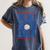 In My T-Ball Mom Era Baseball Mom Groovy Mother's Day Women's Comfort Colors T-Shirt Moss