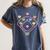 Valentine Heart Love Cute Baseball Softball Lover Sayings Women's Comfort Colors T-Shirt Moss