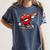 Valentines Day Baseball Dabbing Red Heart Love Boys Women's Comfort Colors T-Shirt Moss