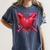 Valentines Day Baseball Red Heart Dab Boys Girls Kids Women's Comfort Colors T-Shirt Moss