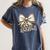 Wildcats Baseball Leopard Print Coquette Bow Mascot Game Day Women's Comfort Colors T-Shirt Moss Wildcats Baseball Leopard Print Coquette Bow Mascot Game Day Women's Comfort Colors T-Shirt Moss