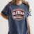 Women's Never Underestimate An Old Man Who Plays Baseball Women's Comfort Colors T-Shirt Moss