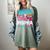 Baseball Or Bows Poppa Loves You Gender Reveal Women's Comfort Colors T-Shirt Berry