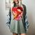 Baseball Heart Valentine Baseball Ice Cream Drip Boys Girls Women's Comfort Colors T-Shirt Berry