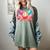 Baseball Ice Cream Drip Style Melt Ice Cream Youth Boys Women's Comfort Colors T-Shirt Berry