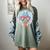 Baseball Ice Cream Heart Sunglasses Youth Boys Valentine Women's Comfort Colors T-Shirt Berry