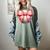 Baseball Mom Coquette Pink Bow Baseball Mom Women's Comfort Colors T-Shirt Berry