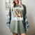Baseball Mom Leopard Heart Matching Family Women's Comfort Colors T-Shirt Berry