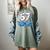 Blue Camo Baseball 67 Six Seven Camo Ice Cream Drip Boy Teen Women's Comfort Colors T-Shirt Berry
