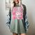 Coquette Bow In My Baseball Mom Era Baseball Mama Mother Day Women's Comfort Colors T-Shirt Berry