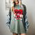 Heart Playing Baseball Valentines Day Women's Comfort Colors T-Shirt Berry