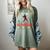 Ho Ho Homerun Xmas Sports Player Baseball Ugly Christmas Women's Comfort Colors T-Shirt Berry