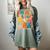 Retro Groovy In My Baseball Mom Era Happy Women Premium Women's Comfort Colors T-Shirt Berry