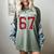Six Seven Meme Boys Girls Kids 67 Baseball Jersey Women's Comfort Colors T-Shirt Berry
