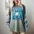 In My T-Ball Mom Era Baseball Mom Groovy Mother's Day Raglan Baseball Tee Women's Comfort Colors T-Shirt Berry
