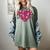 Valentine's Day Baseball Heart Softball Player Sports Lover Women's Comfort Colors T-Shirt Berry