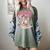 Valentine’s Day Western Life Cowboys Cupid Howdy Valentine Raglan Baseball Tee Women's Comfort Colors T-Shirt Berry