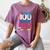 100 Days Of School Baseball Drip Bat 100th Day Of School Boy Women's Comfort Colors T-Shirt Blue Jean