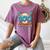 100 Days Of School Baseball Drip Boys 100th Day Of School Women's Comfort Colors T-Shirt Blue Jean