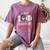 100 Days Of School Dabbing Baseball Hit Student Kids Boys Women's Comfort Colors T-Shirt Blue Jean