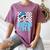 5th Birthday Dabbing Baseball Boys Bruh I'm 5 Year Old Women's Comfort Colors T-Shirt Blue Jean