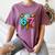 67 Baseball Ice Cream Drip Kids Women's Comfort Colors T-Shirt Blue Jean
