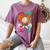 67 Ice Cream Drip Baseball Number 67 Player 67th Birthday Premium Tri-Blend Women's Comfort Colors T-Shirt Blue Jean