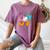 67 Six Seven 6 7 Boys 67 Baseball Ice Cream Drip 6 7 Women's Comfort Colors T-Shirt Blue Jean