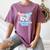 67th Birthday Squad Baseball Ice Cream Drip Birthday Squad Women's Comfort Colors T-Shirt Blue Jean
